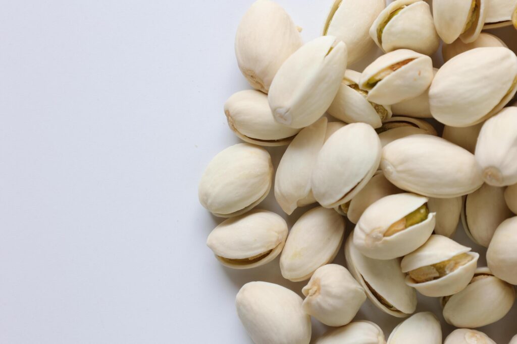 Pistachio nut isolated on white background Stock Free