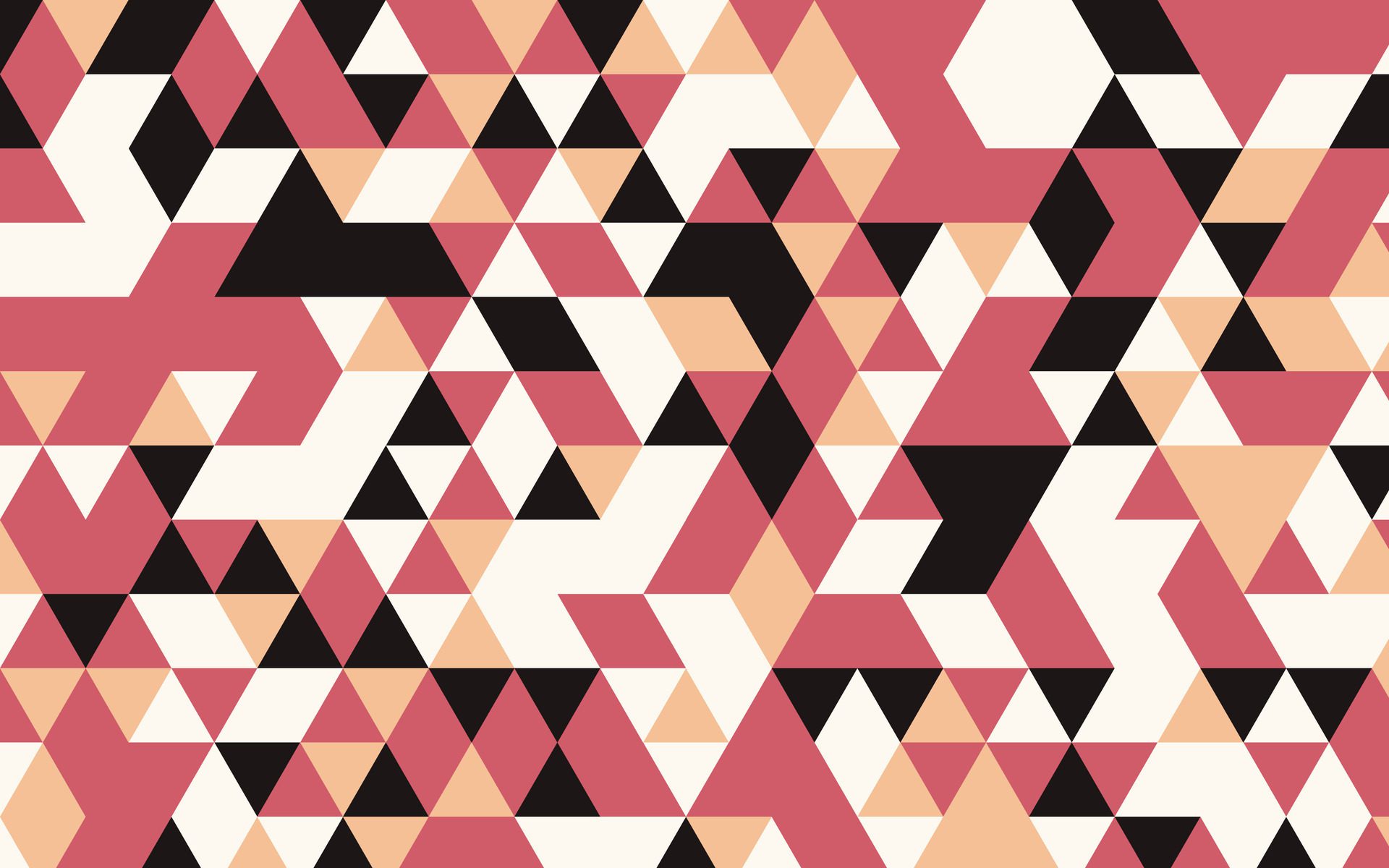 Colorful geometric triangle pattern. Abstract background. Free Vector