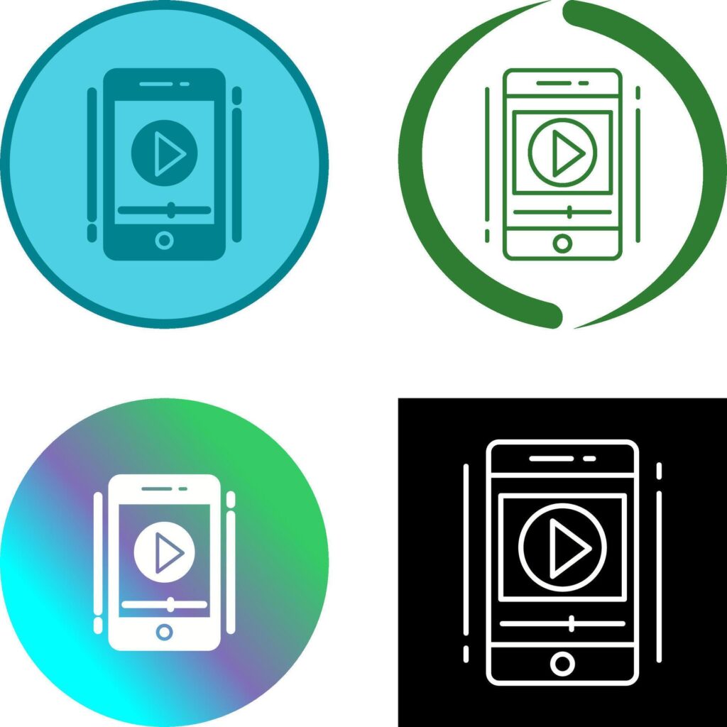 Smartphone Icon Design Stock Free