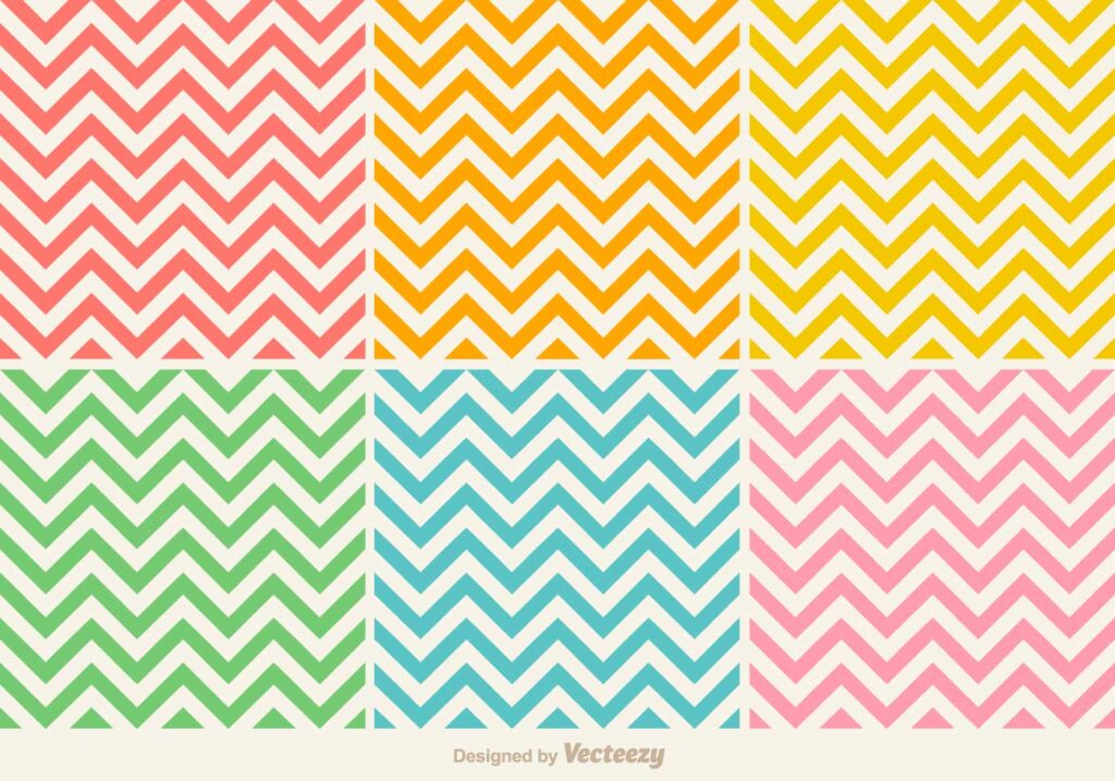 Vector Colorful Seamless Zig Zag Pattern Free Vector and Free SVG