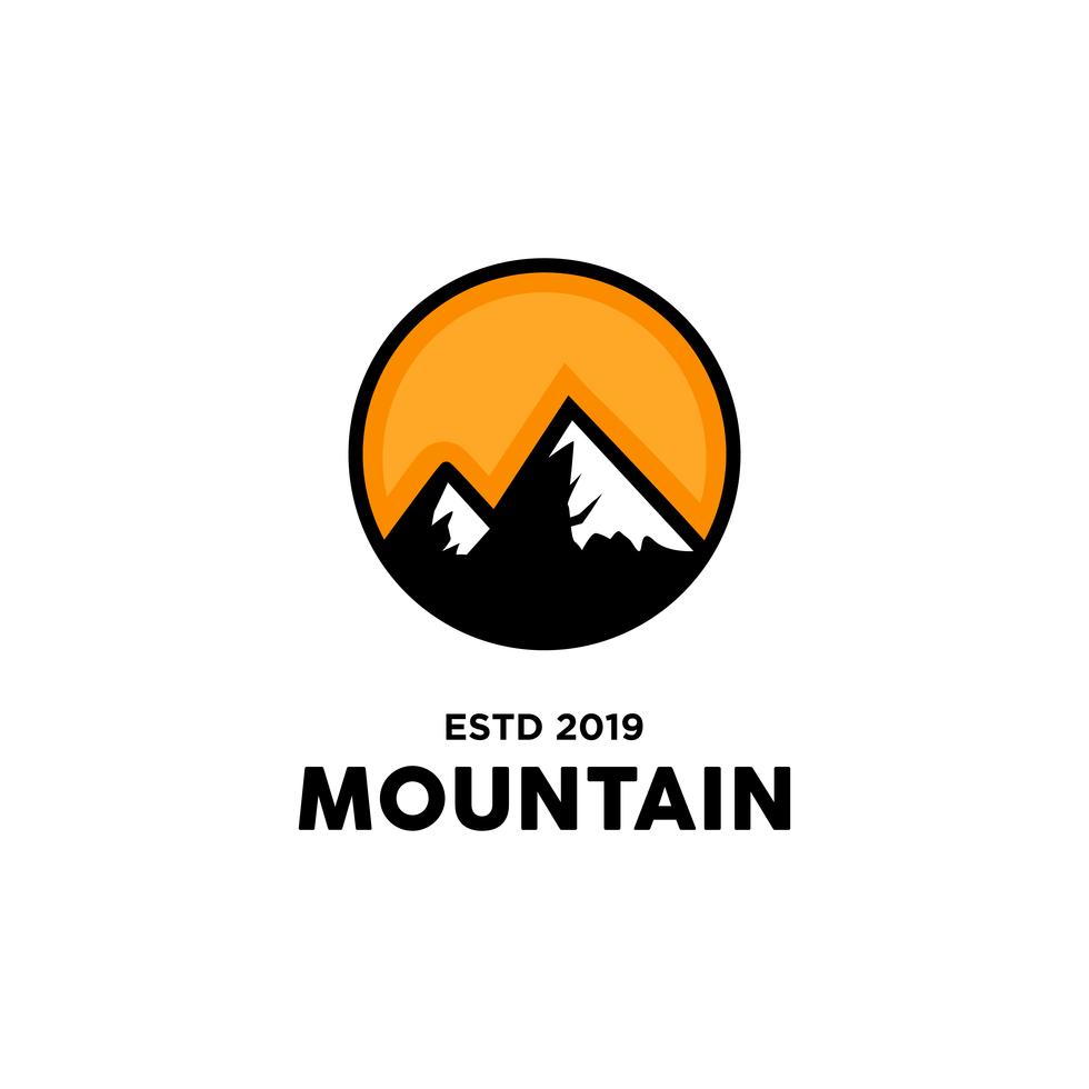 Mountain Logo Design Inspiration Stock Free