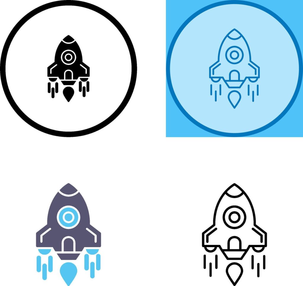 Rocket Icon Design Stock Free