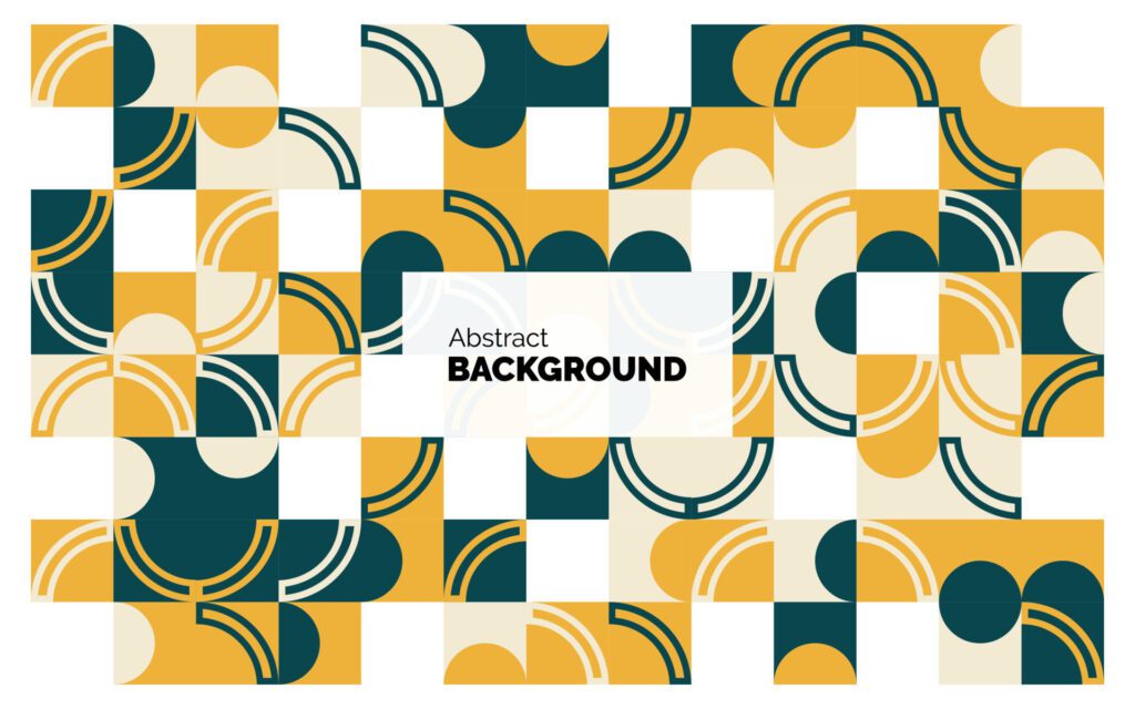 Geometric Mosaic background. Vector illustration Free Vector