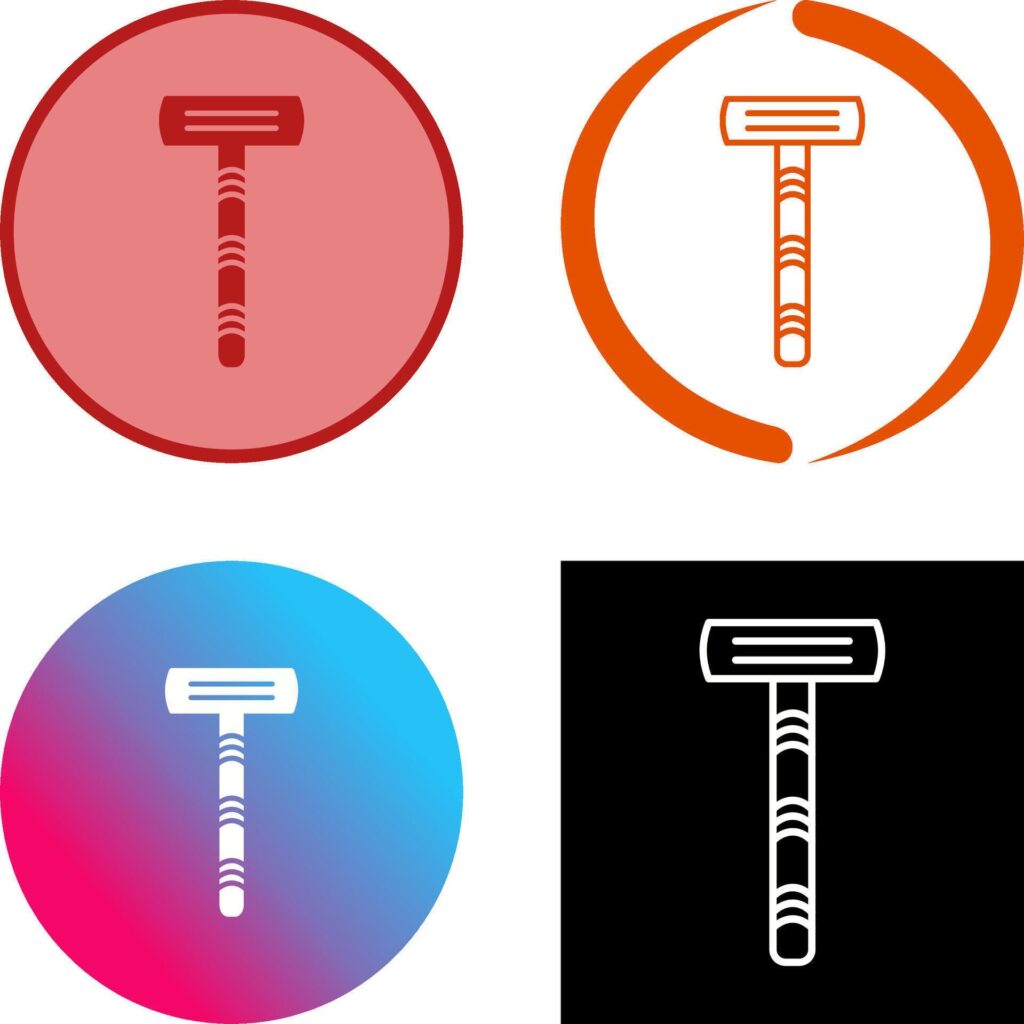 Razor Icon Design Stock Free