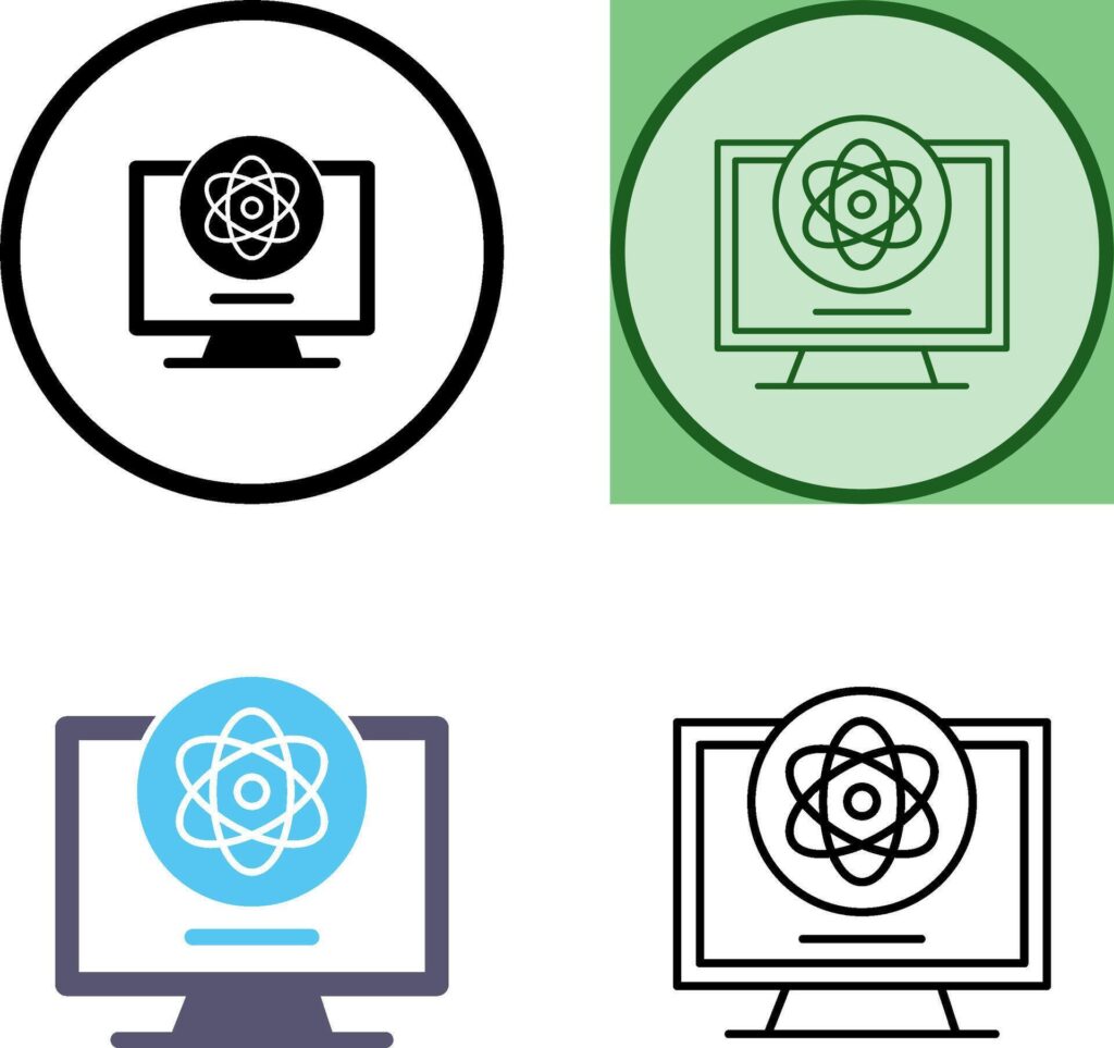 ATom Icon Design Stock Free