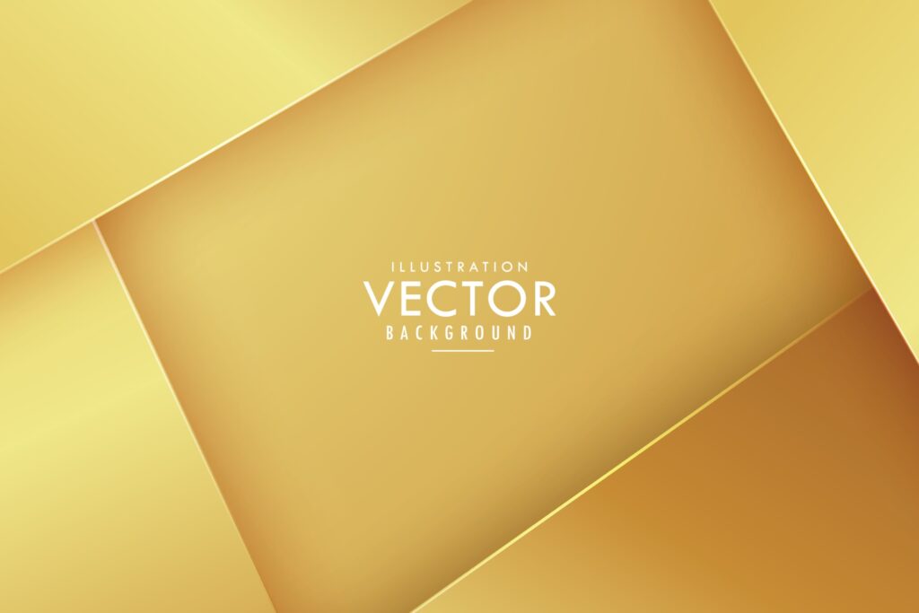 Golden background vector Free Vector