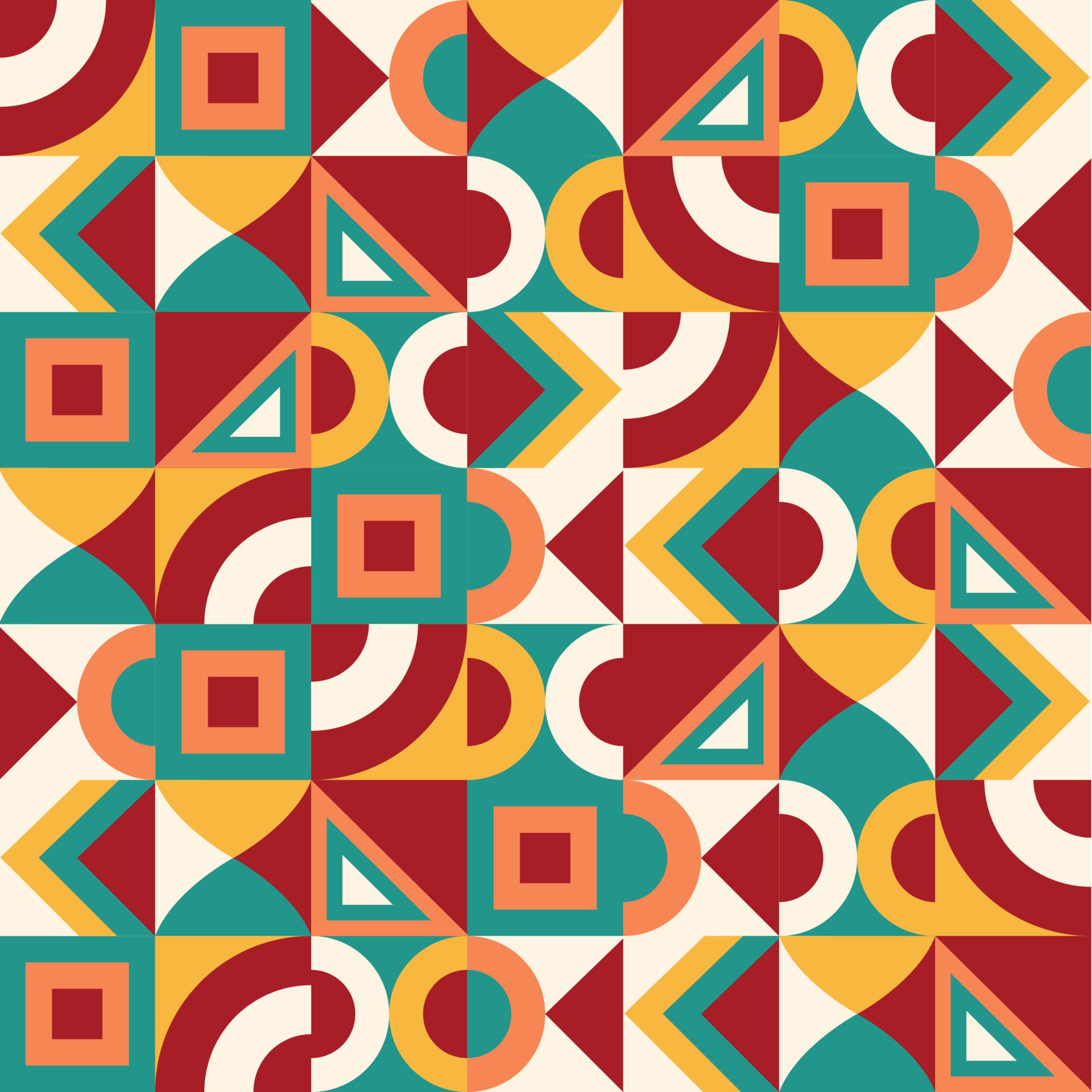 abstract geometric seamless pattern Free Vector