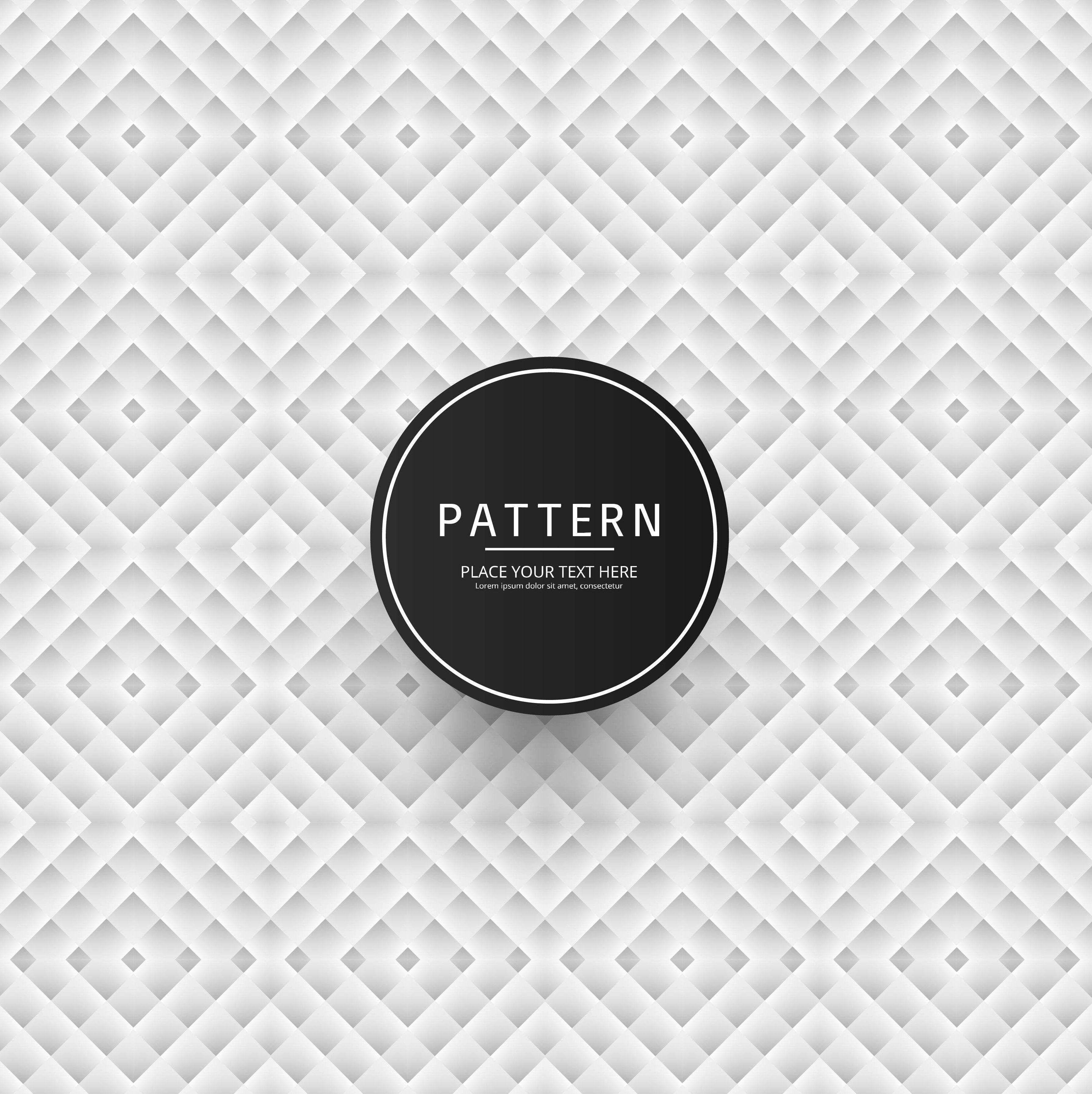 Modern geometric pattern background illustration Free Vector