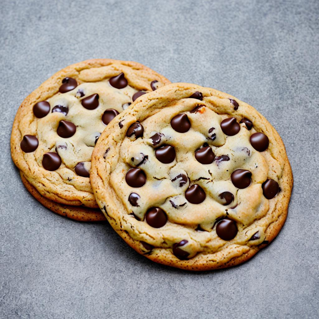 Chocolate chip cookie by by @ai_generated