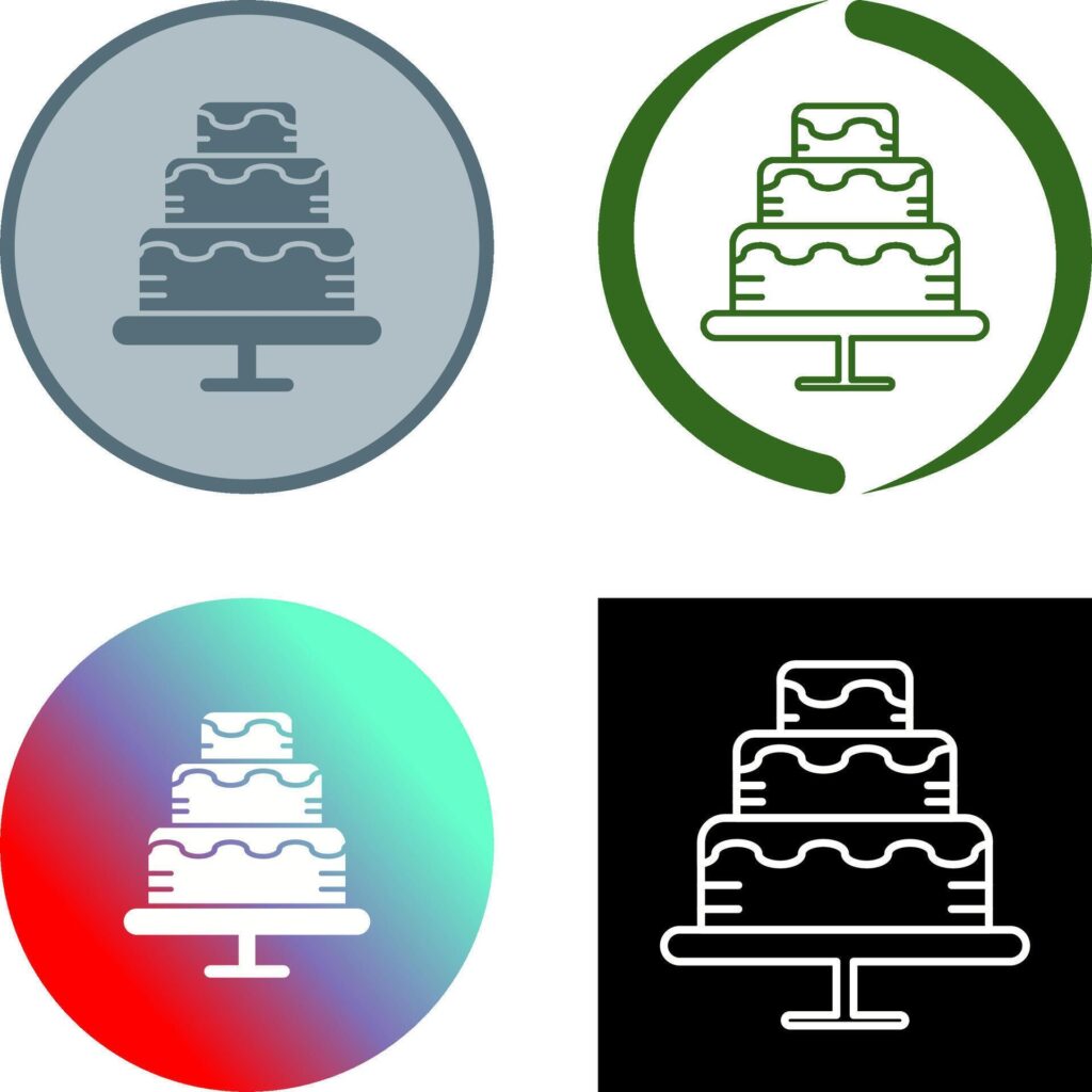 Cake Icon Design Stock Free