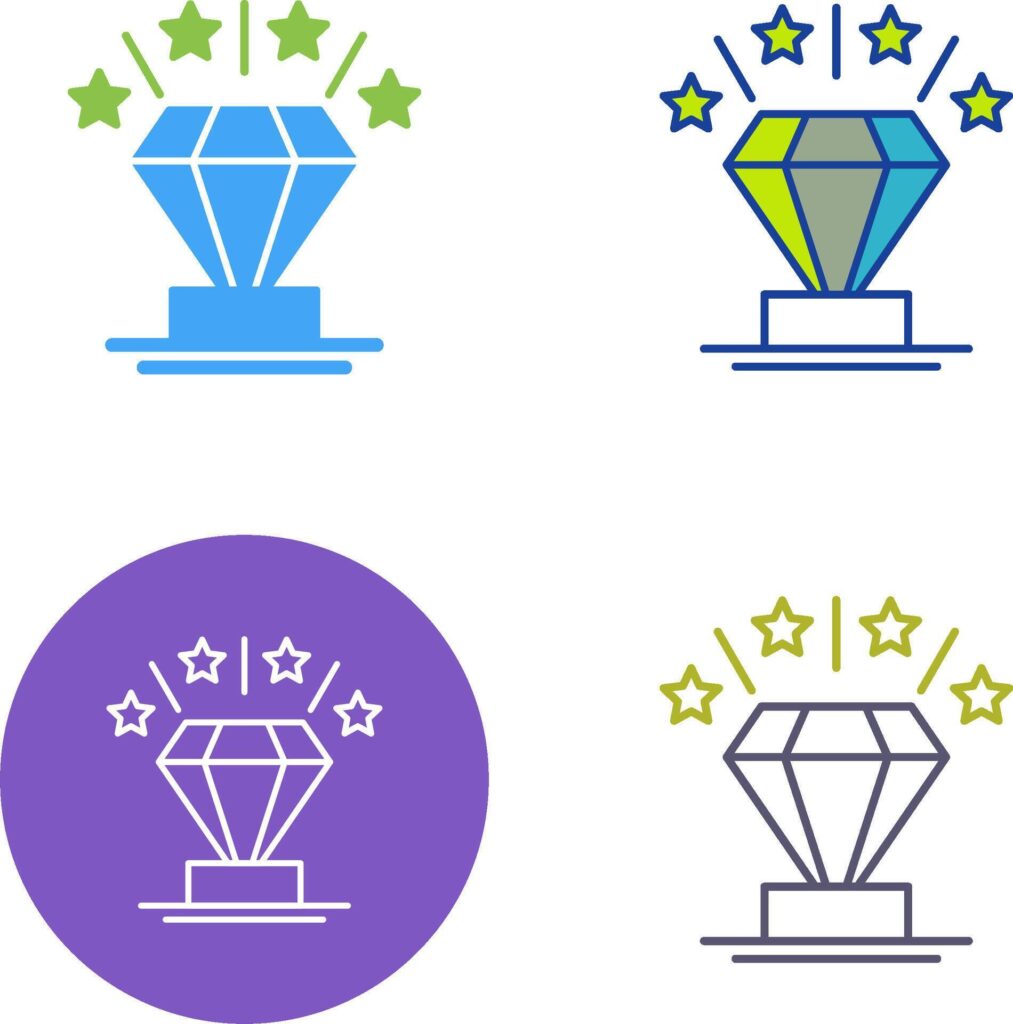 Diamond Icon Design Stock Free