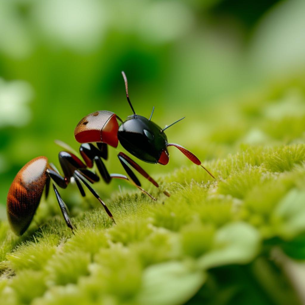 Una hormiga que plante by @ai_generated