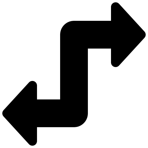 Connector, arrow, direction icon