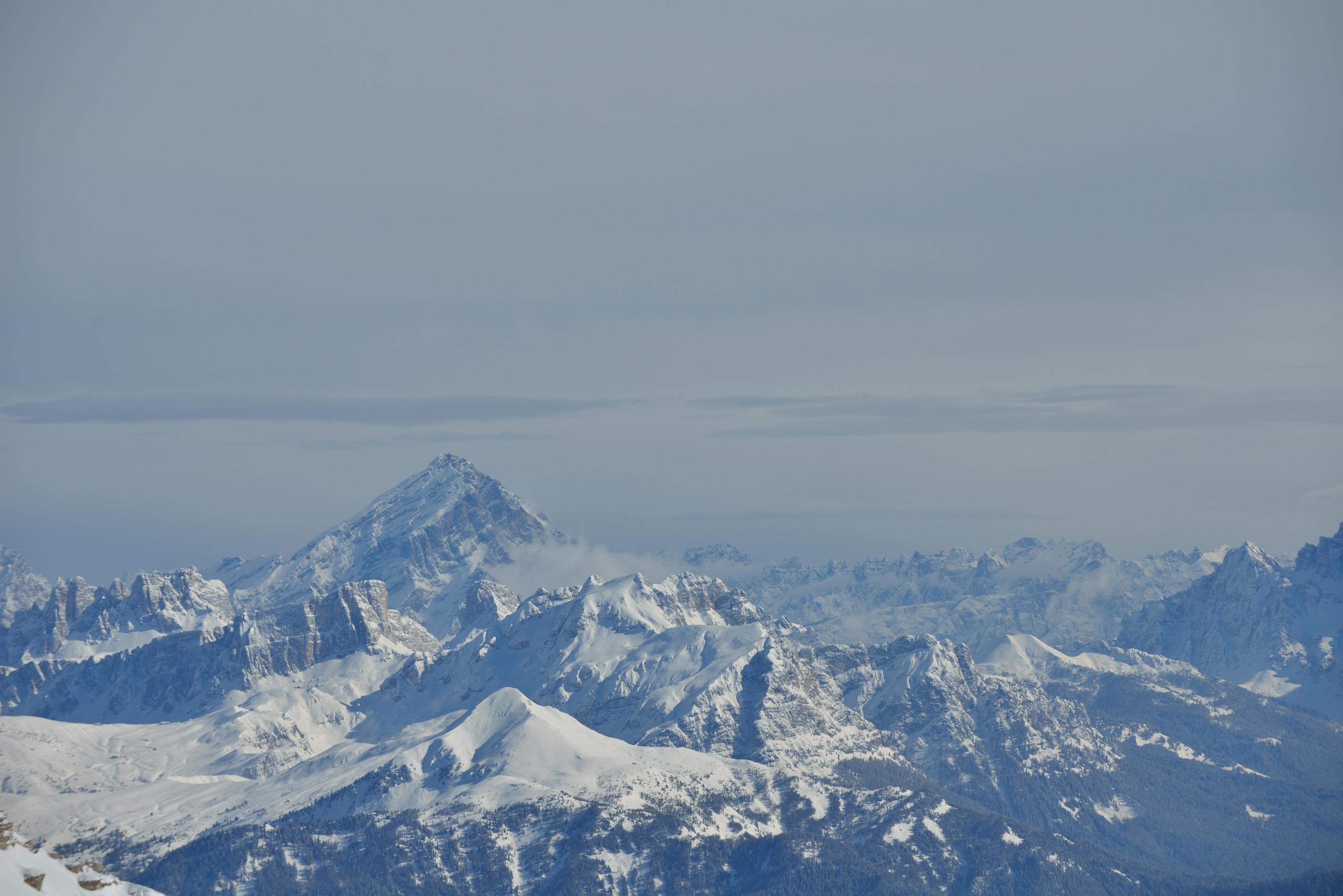 mountain winter nature Stock Free