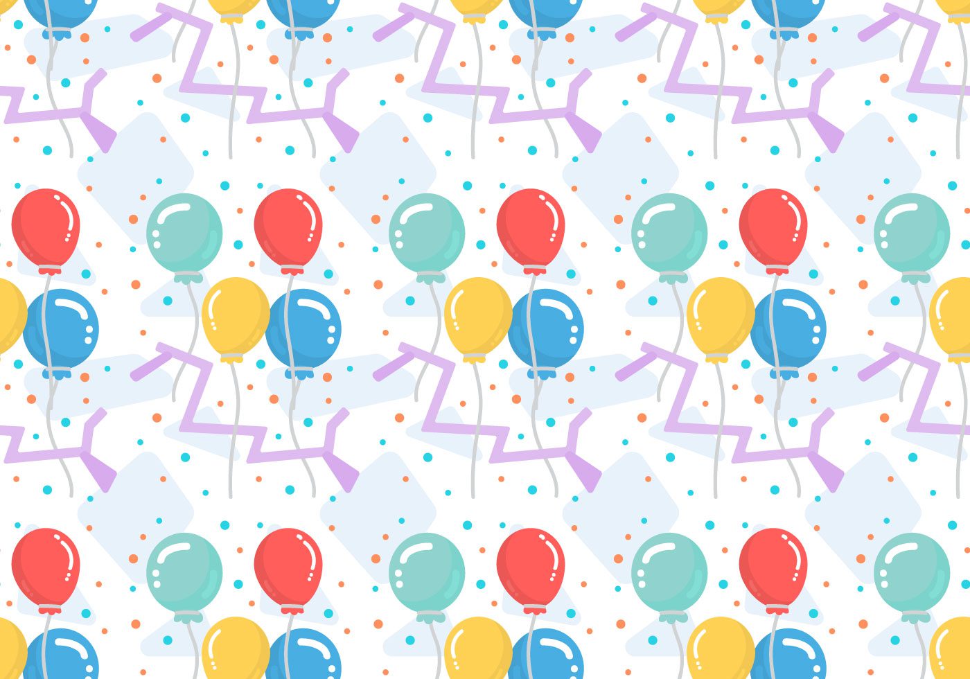 Free Balloons Pattern 5 Free Vector and Free SVG