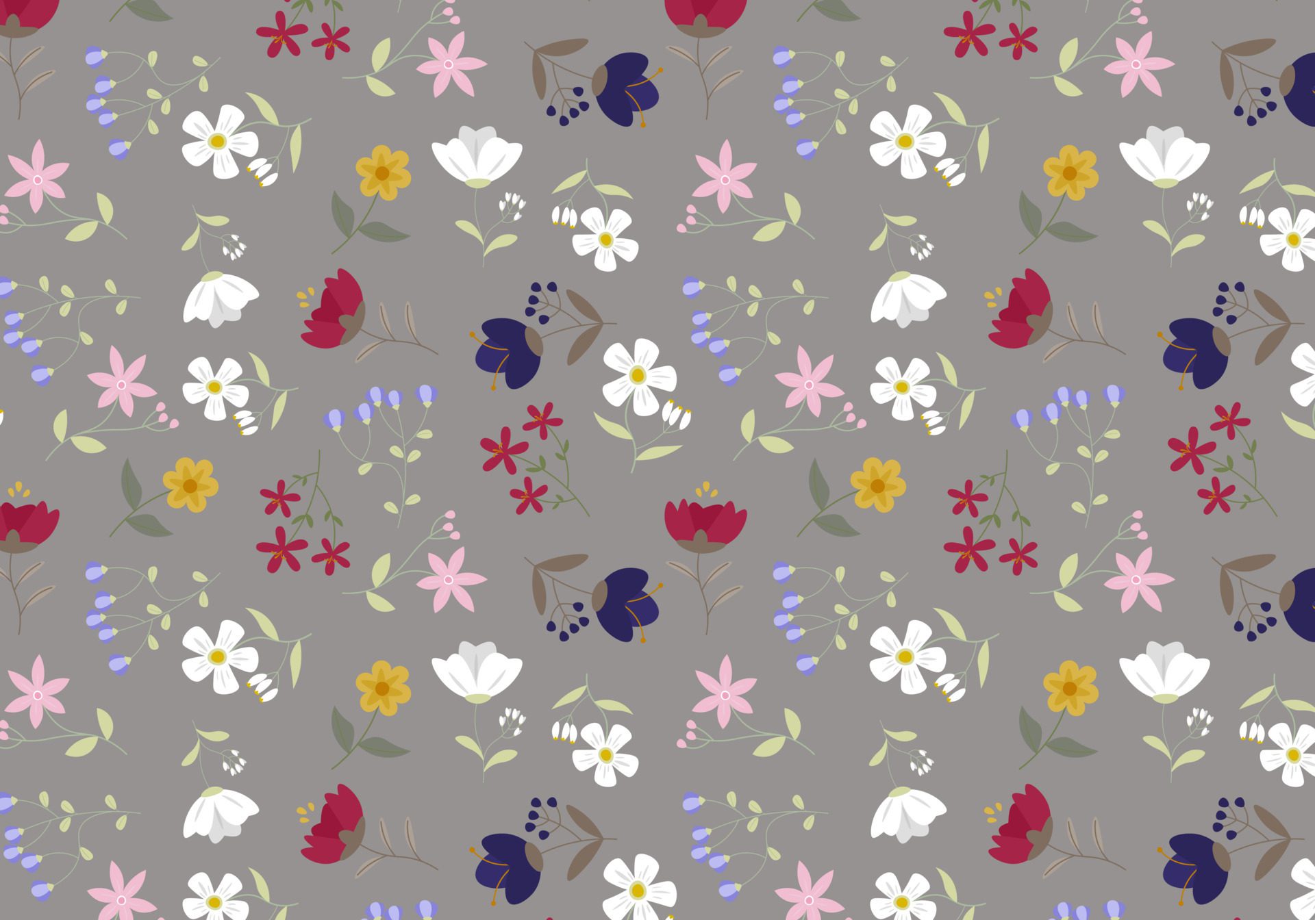 Abstract organic floral pattern background. Vector. Free Vector