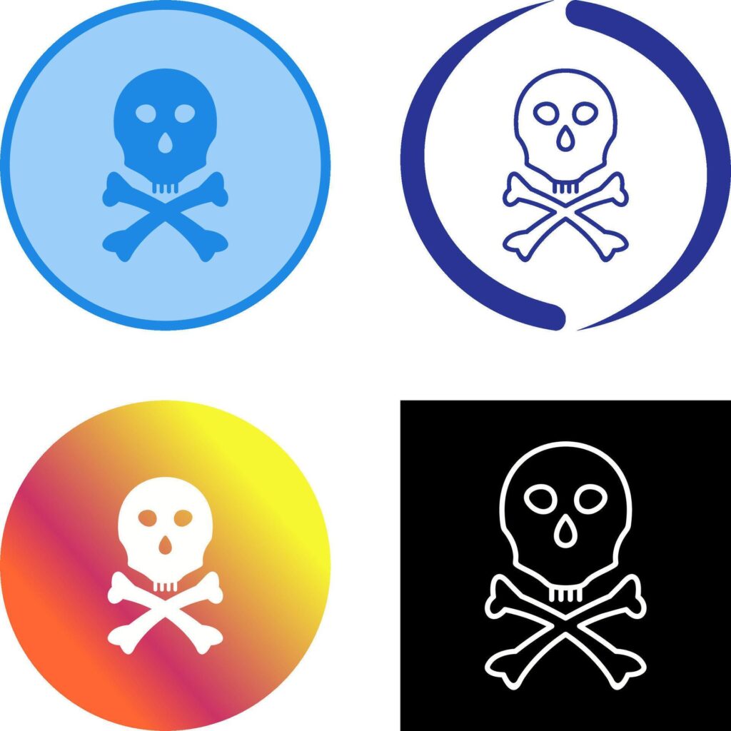 Death Sign Icon Design Stock Free