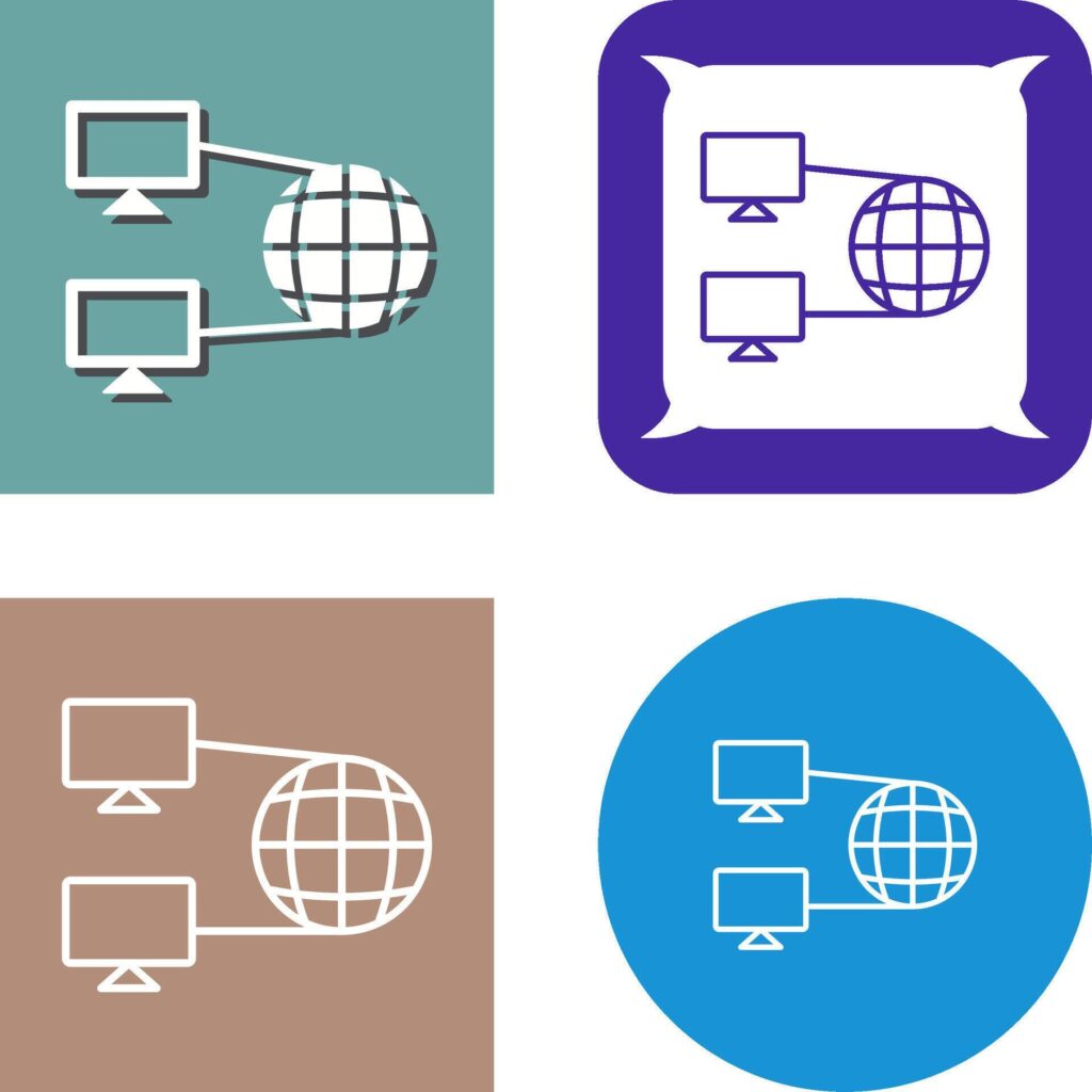 Internet Connectivity Icon Design Stock Free