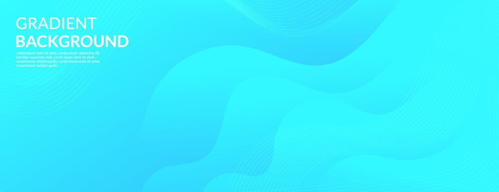 Abstract Blue Fluid Wave Banner Template Free Vector