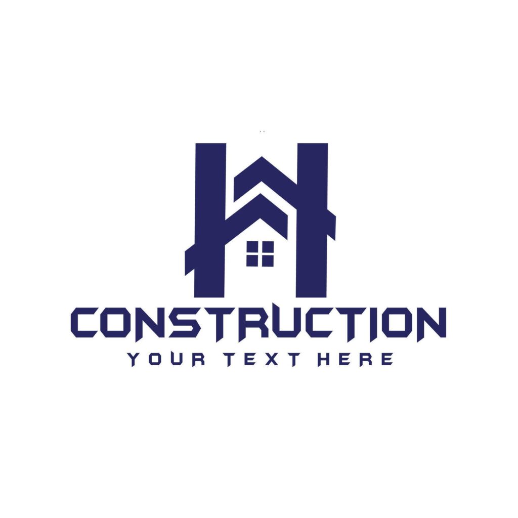 property home construction plumbing painting logo Stock Free