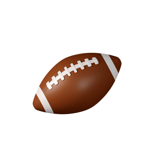 Rugby, football, soccer 3D illustration