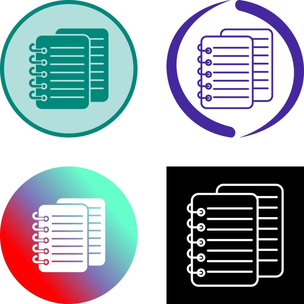 Notes Icon Design Stock Free