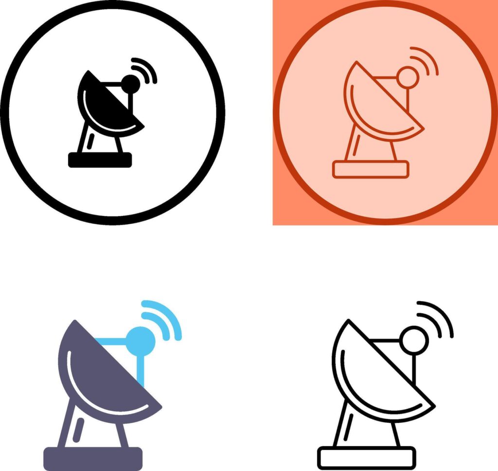 Radar Icon Design Stock Free