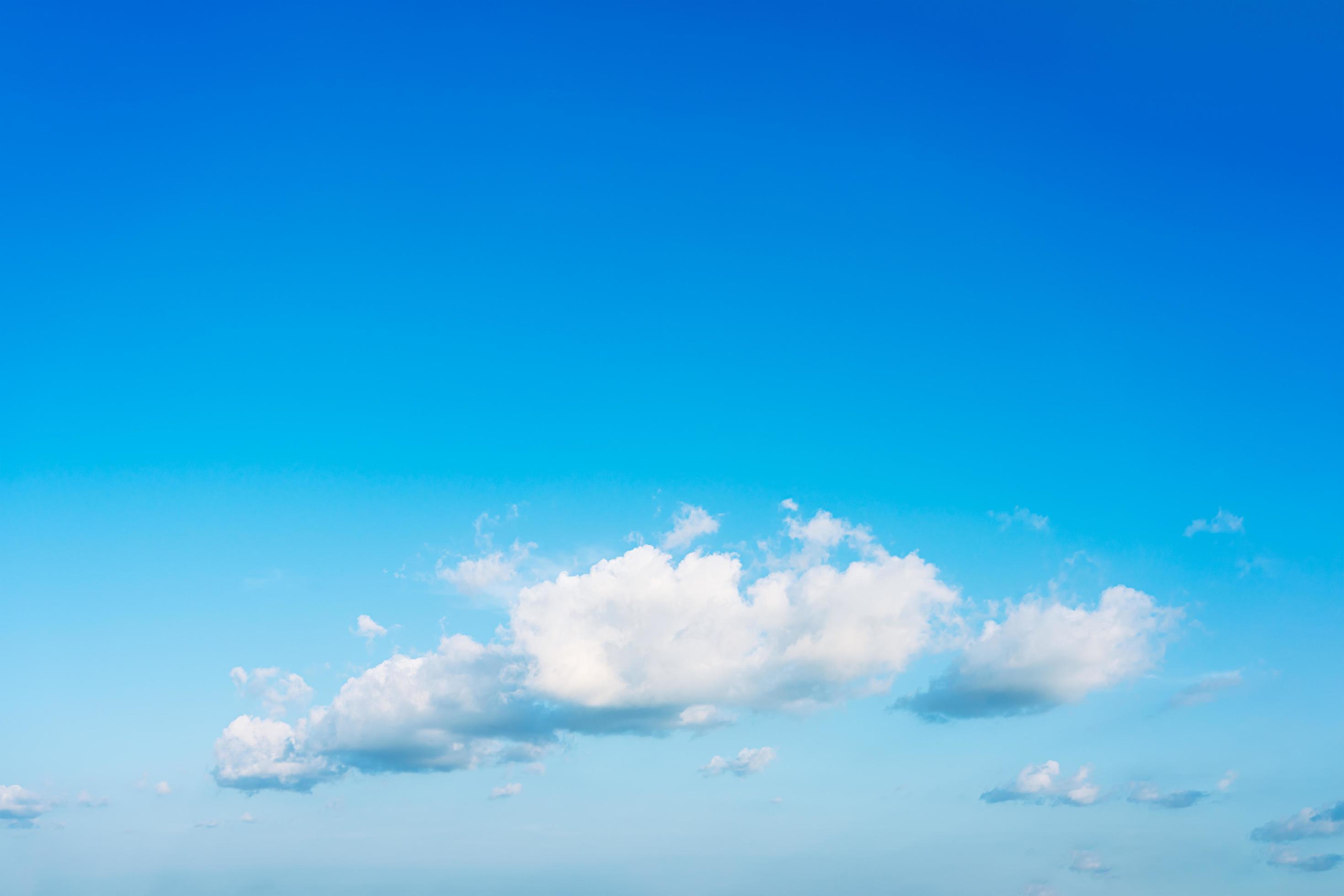 Blue sky and clouds natural background. Stock Free