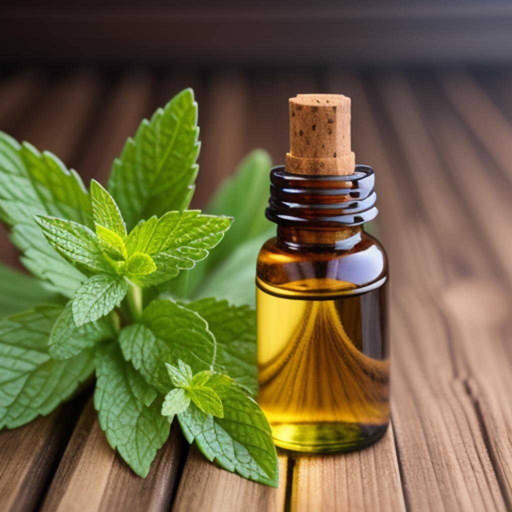 Spearmint essential oil by by @ai_generated