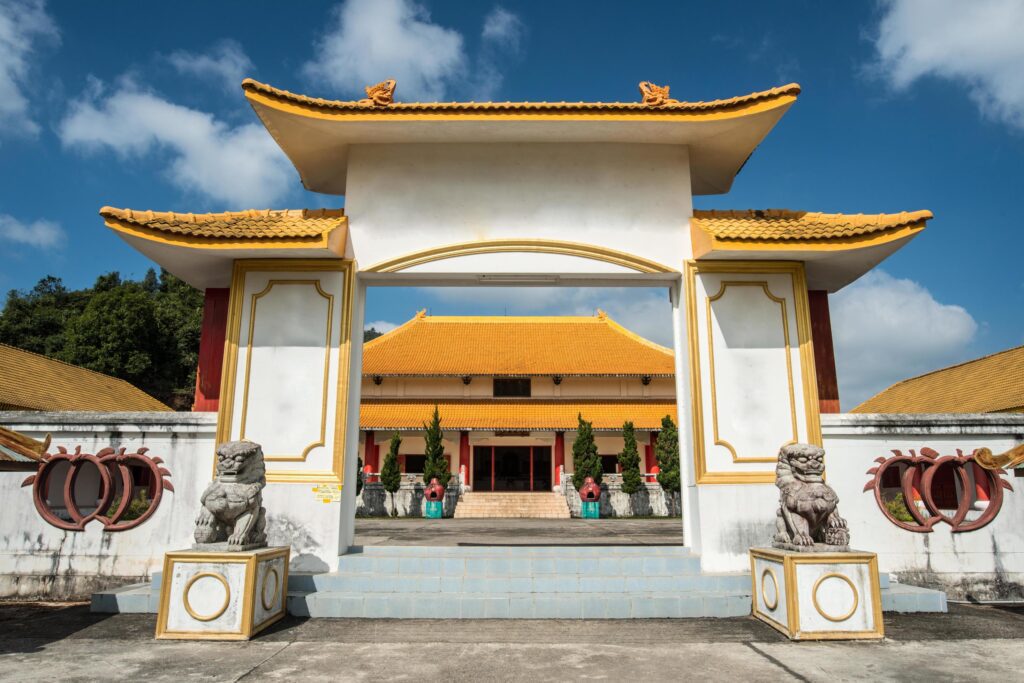 Chinese Martyrs’ Memorial Museum on Doi Mae Salong mountain of Chiang Rai province of Thailand. Stock Free