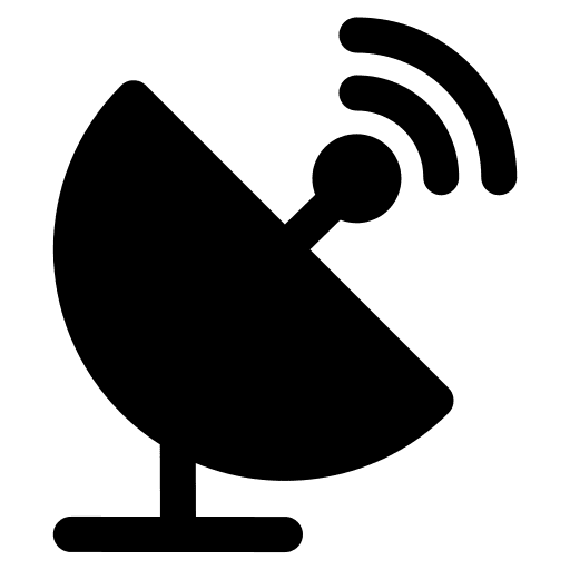 Parabolic, satellites, antenna icon