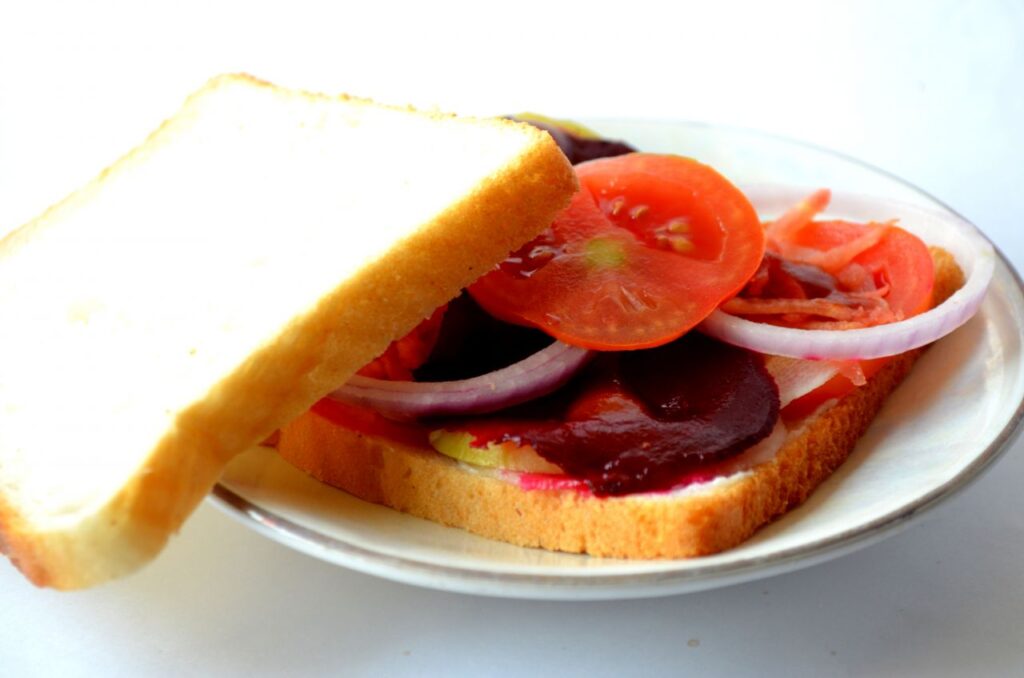 Vegetable Sandwich Bread Stock Free