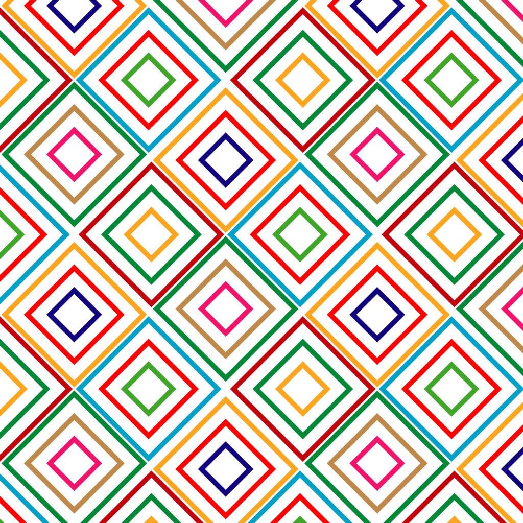 Square Pattern Design For all Free Vector