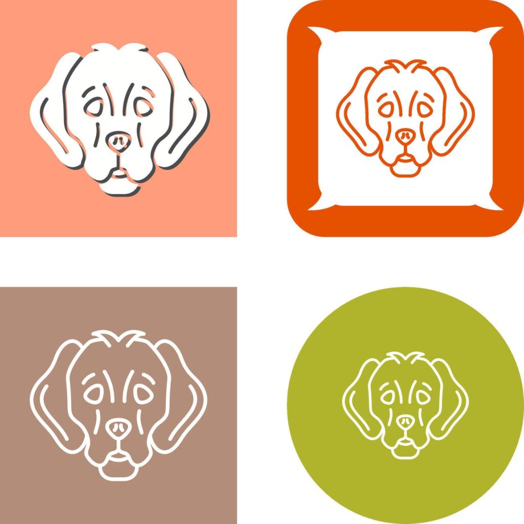 Dog Icon Design Stock Free