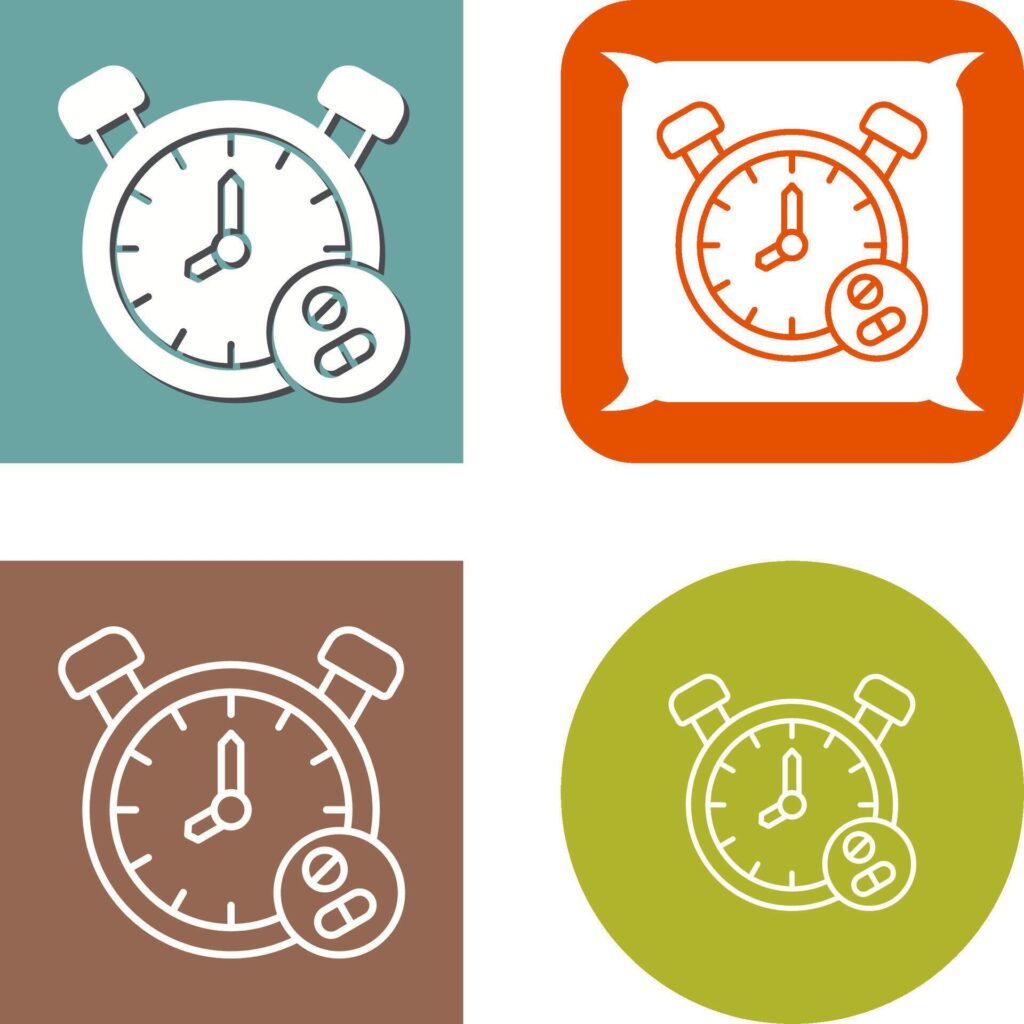 Clock Icon Design Stock Free