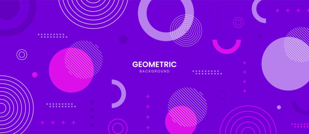 Colorfull geometric background. Modern abstract background with geometric shapes and lines. Eps10 Vector Free Vector