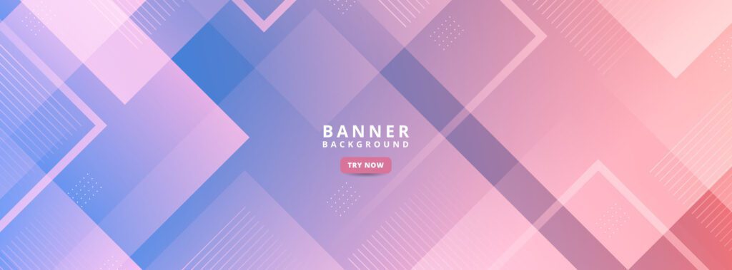 pink and blue banner background Free Vector