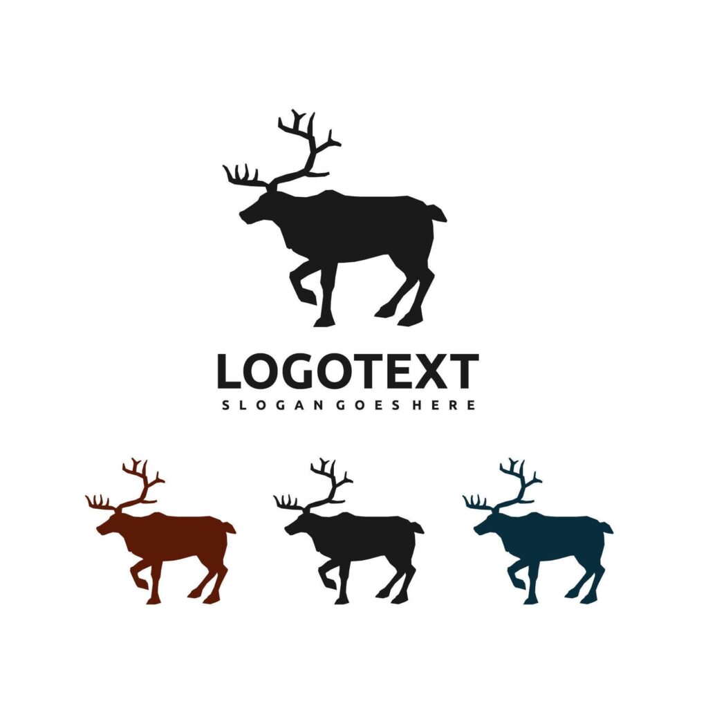 Deer Logo Designs Stock Free and Free SVG