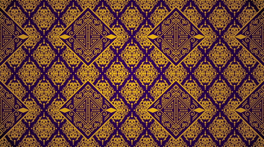 Seamless Gold Geometric Vintage Pattern Free Vector