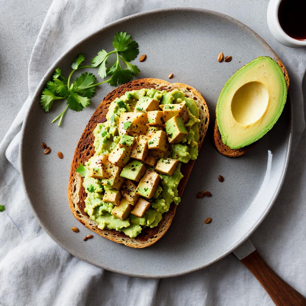 Avocado toast by @llenihan9 by @ai_generated