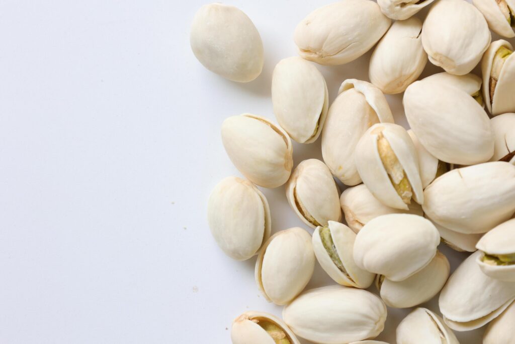 Pistachio nut isolated on white background Stock Free