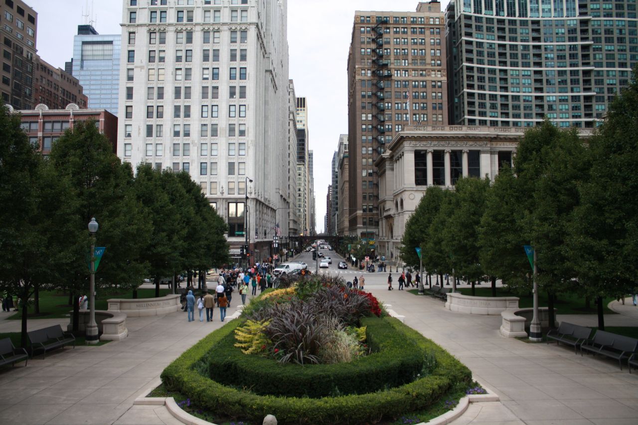 Chicago Street Scene Stock Free