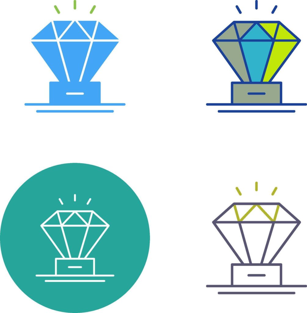 Diamond Icon Design Stock Free