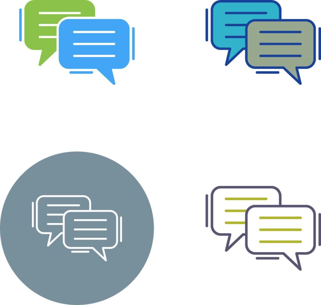 Chat Icon Design Stock Free