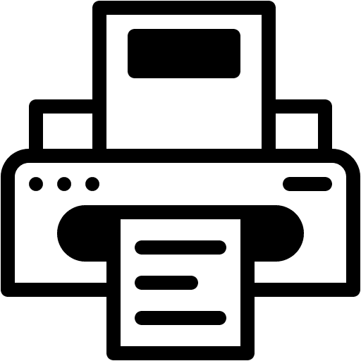 Printing, printer, print icon