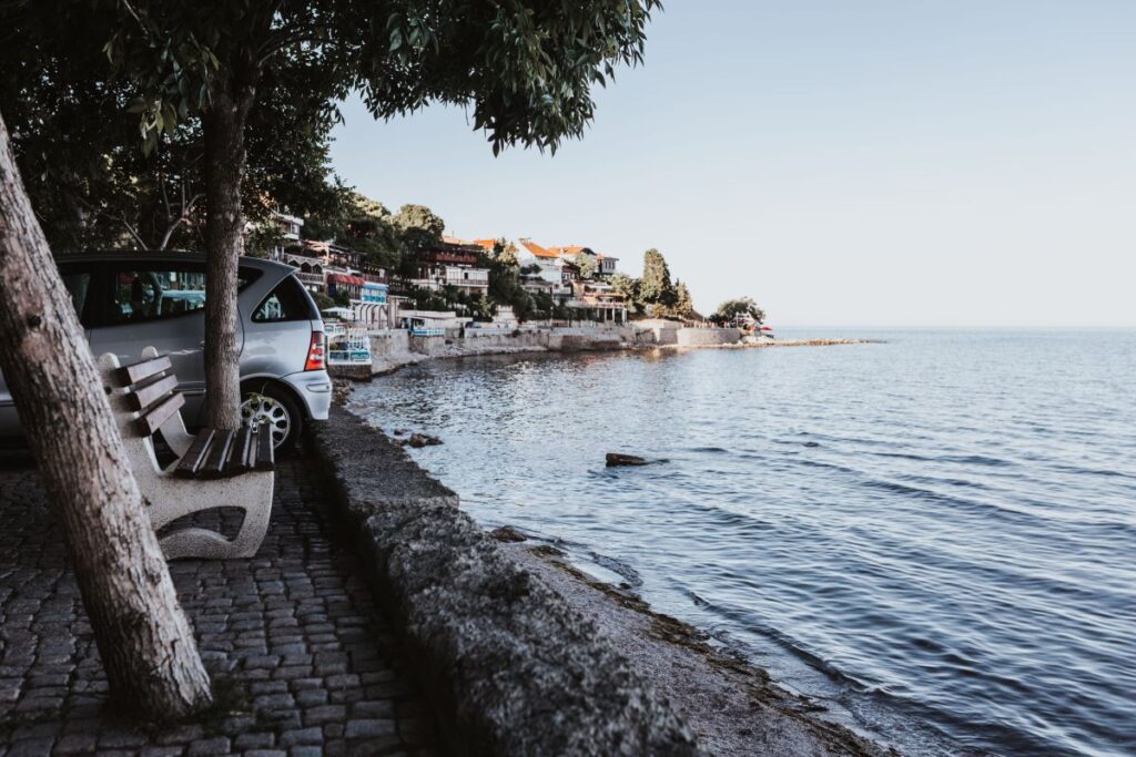 Coast in old city of Nessebar, Bulgaria Stock Free