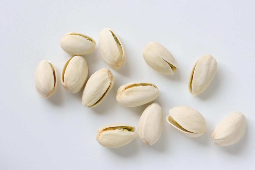 Pistachio nut isolated on white background Stock Free