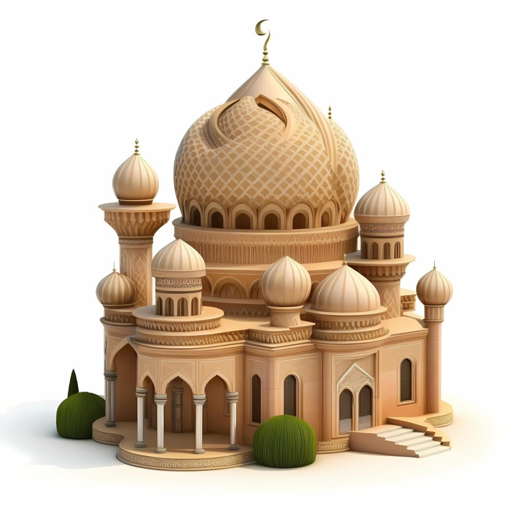 mosque AI Generated Stock Free