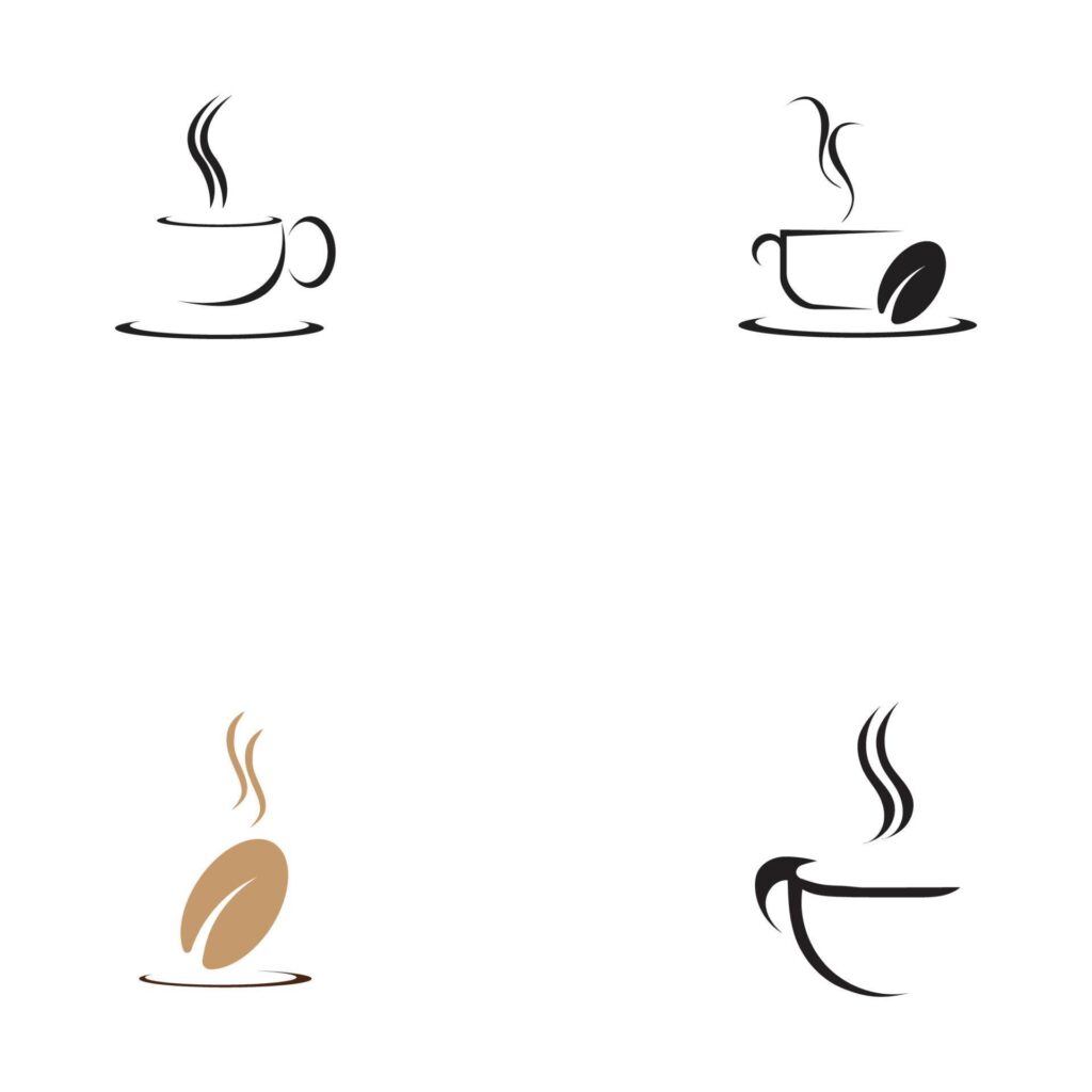 Coffee cup logo template vector icon – Vector Stock Free