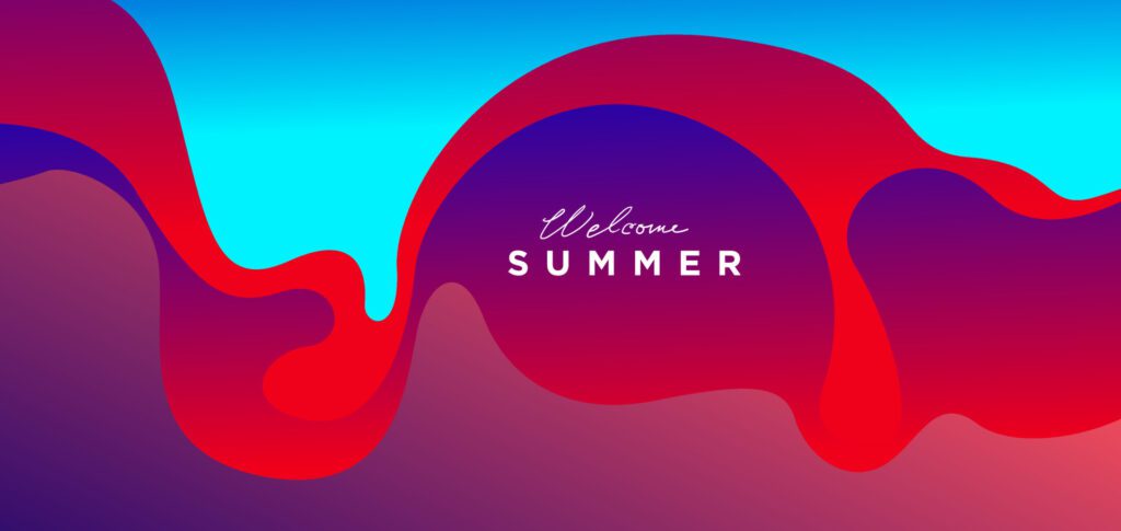 Colorful summer abstract background Free Vector and Free SVG